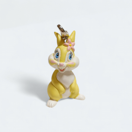 Miss Bunny Yellow Rabbit 1.25" Charm – Disney Zipper Pull by Yujin (Pre-Owned)