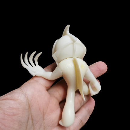 Evil Ultraman Belial Beast Kingdom 3" Figure – Unpainted Prototype MEA-042 (Pre-Owned)