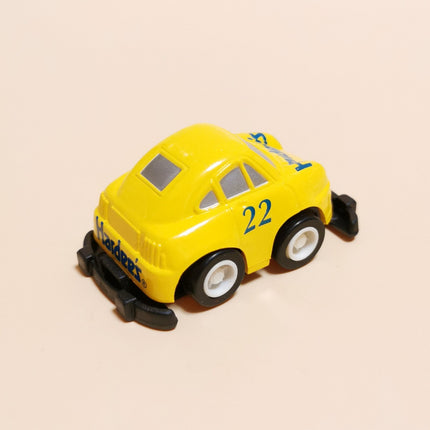 Miniature Hardee's No.22 Yellow Plastic Car – 2.5" Promo Choro Q (Pre-Owned)