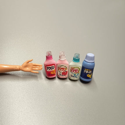 Re-Ment Miniature Detergent Bottles – Lot of 4 (Pre-Owned)