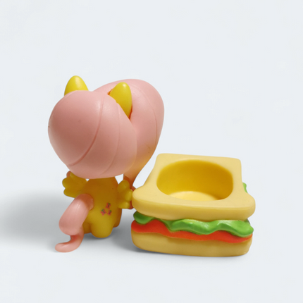 My Little Pony Cutie Mark Crew Fluttershy with Sandwich – 1.5" Figure (Pre-Owned)