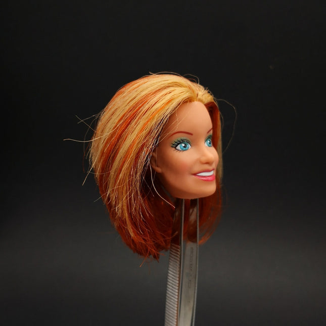 1/6 Scale Doll Spice Girls Geri Halliwell Head Only – Red Hair for 12" Doll (Pre-Owned)