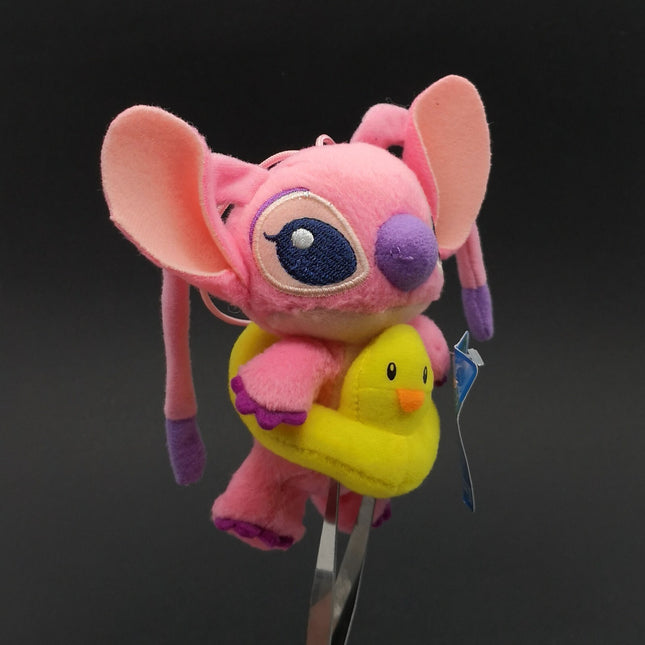 Disney Lilo & Stitch Angel with Duck Floatie – 5" Plush (Pre-Owned)