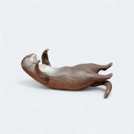 Hanging Otter 2" Cup-Rim Mini Figure – Takara Tomy (Pre-Owned)
