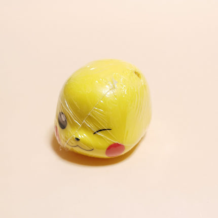 Pokemon CapChara Winking Pikachu 3.5" Mini Figure – Gacha (Bandai, Pre-Owned)