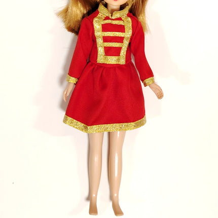 1/6 Scale Red Marching Band Uniform – Dress for Licca Blythe (Pre-Owned)