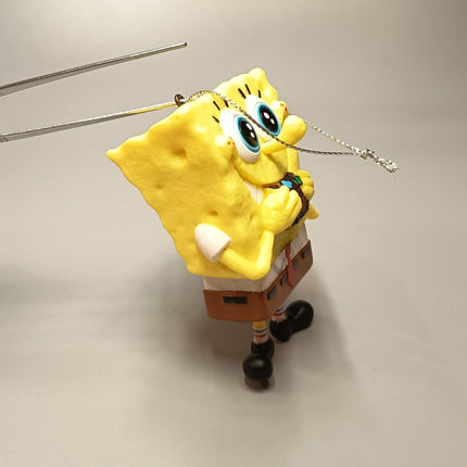 SpongeBob SquarePants Eating Brownie – 3" Christmas Ornament 2015 (Pre-Owned)