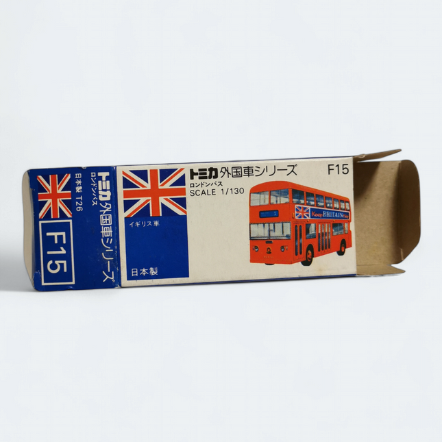 Vintage Tomica London Bus Package Box Only – for F15 1/130 (Pre-Owned)