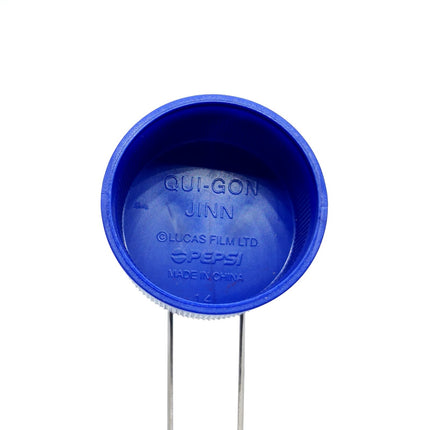 Star Wars Qui-Gon Jinn Pepsi Cola Bottle Cap – 2.5" Mini Figure (1999 Japan, Pre-Owned)