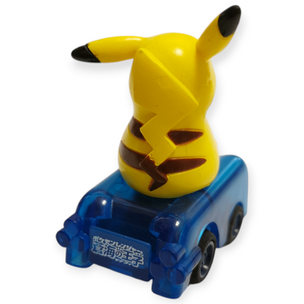Pokemon Pikachu 1.5" Mini Figure Choro Q Pull Back Car – Takara (Pre-Owned)