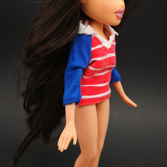 Red White Stripe Top Polo Shirt – for Bratz Dolls (Pre-Owned)