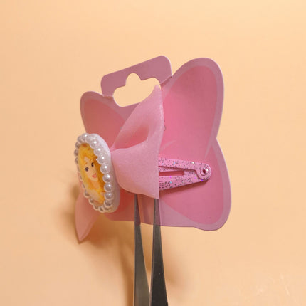Disneyland Pink Aurora Bow Hair Clip – HKDL Girl Gift (Unused)