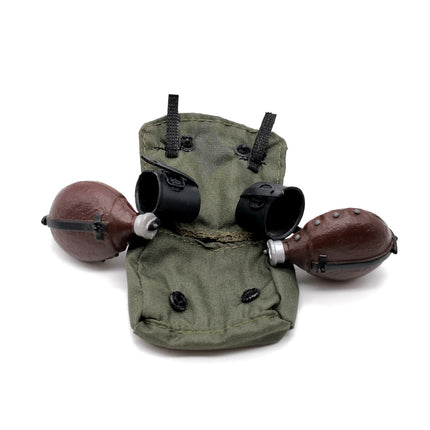 1/6 Scale WW2 German M31 Bread Bag & 2 Canteen – for 12" Figure (Pre-Owned)
