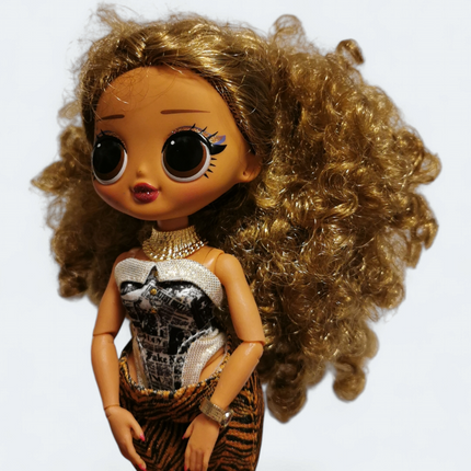 LOL Surprise OMG Da Boss Queen – 9" Fashion Doll with Tiger Pants (Pre-Owned)