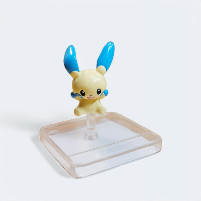 Pokemon Full Color Advance Minun 1" Mini Figure – Pokedex (Bandai, Pre-Owned)