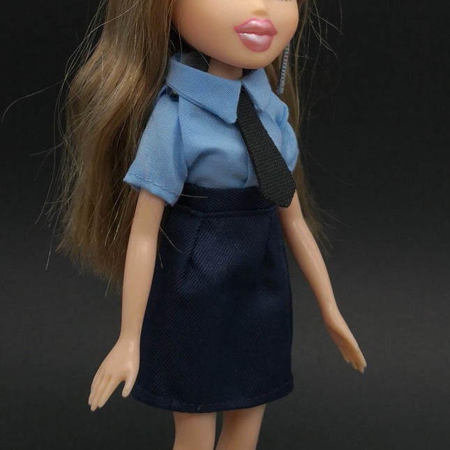 Blue Police Uniform Costume – Re-Ment Outfit for Blythe/Bratz (Pre-Owned)
