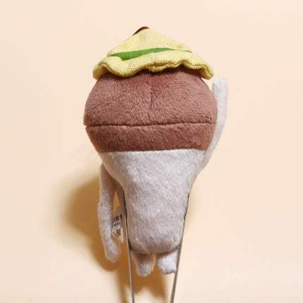 Nameko Mushroom in Yellow Hat 4" Plush Keychain – Beeworks (Pre-Owned)