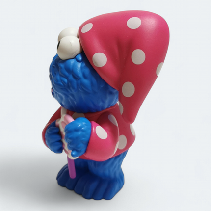 Sesame Street Cookie Monster Baby in Pajama Lollipop – 3" Cake Topper (Pre-Owned)