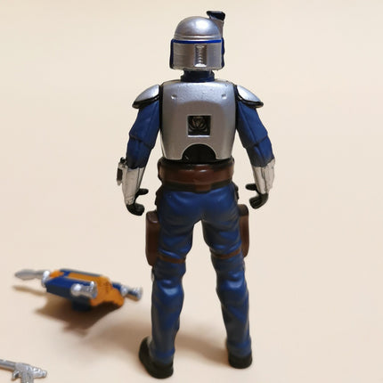 Star Wars Poseable Jango Fett 3" Mini Figure – Metal Diecast Tomica TOMY Rare (Pre-Owned)