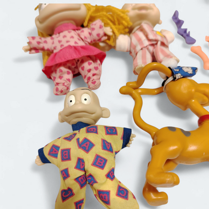 Nickelodeon Rugrats Baby Dil Angelica Spike Lil – Lot of 4 (GITD, Pre-Owned)