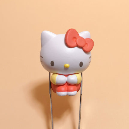 Sanrio Hello Kitty Sad Sitting & Waiting 2.5" Figure (2022, Pre-Owned)