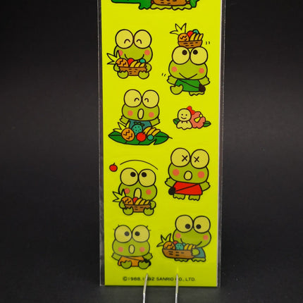 Sanrio Kero Kero Keroppi Glow-in-the-Dark Stickers – 6" Journal Set (1992) (Pre-Owned)