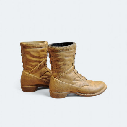 1/6 Scale Male Brown Combat Boots – Soldier Accessories (Pre-Owned)