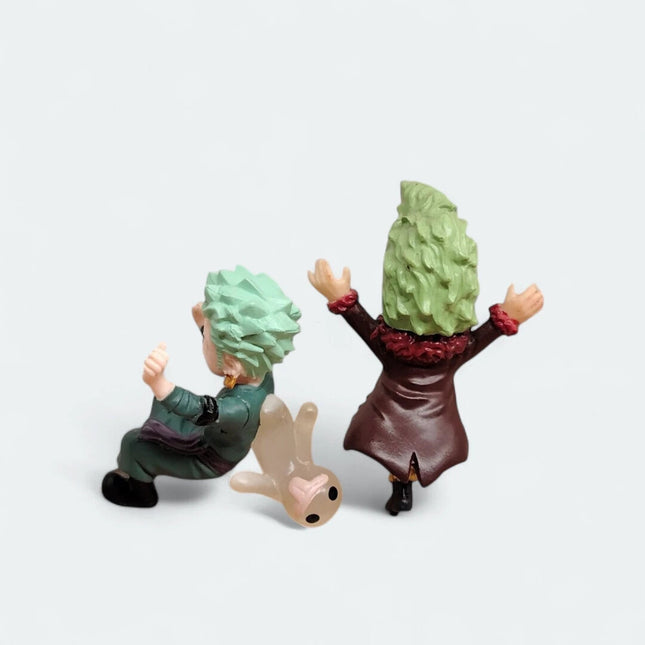 One Piece ZORO & BARTOLOMEO 1.5" Mini Figure Anime Japan Toy Collectible Bandai