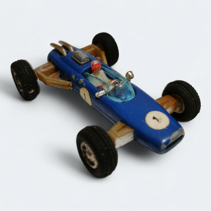 Vintage Lola Climax Blue – 2.5" Diecast Race Car GT R-101 (Hong Kong, Fair, Pre-Owned)