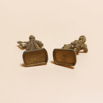 Huns Metal Miniature Kinder Surprise Toy – 1.5" Figure (Pre-Owned)