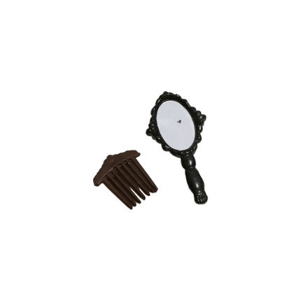 Re-Ment Miniature Floral Mirror & Hair Comb – Department Store Series (Pre-Owned)