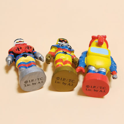 Lot of 3 ROBOCON ROBOWARU ROBOTON 2" Mini Figure Anime Toy Collectible Gashapon