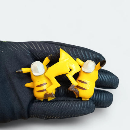 Pokémon Detective Pikachu 1.5" Mini Figures – Lot of 2 Cake Toppers (Pre-Owned)