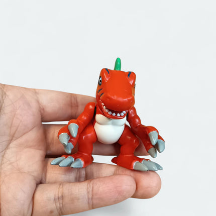 Digimon TYRANNOMON 2.5" Mini Figure ACTION FEATURE w Movable Arms Bandai Rare