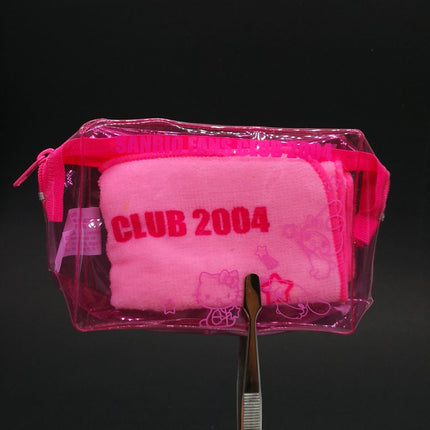 Sanrio Hello Kitty Fan Club Exclusive Set – Bag, Towel & Mirror (2004, Rare, Pre-Owned)