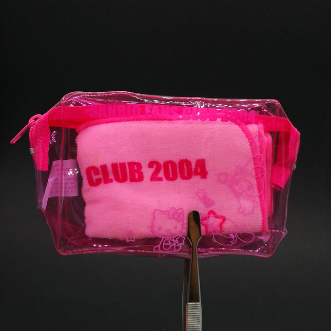 Sanrio Hello Kitty Fan Club Exclusive Set – Bag, Towel & Mirror (2004, Rare, Pre-Owned)