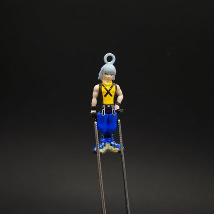 Kingdom Hearts Riku 1" Mini Figure Charm – Disney Japan (Pre-Owned)