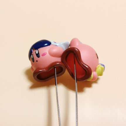 Lot of 2 Kirby with Microphone & Sunglasses – 1" Finger Puppet (2006, Pre-Owned)