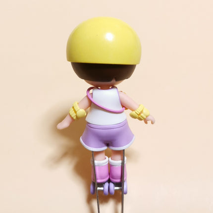 Skater Girl Kid with Ducky Helmet Mui-Chan – 3.5" Vinyl Figure (Pop Mart, Pre-Owned)