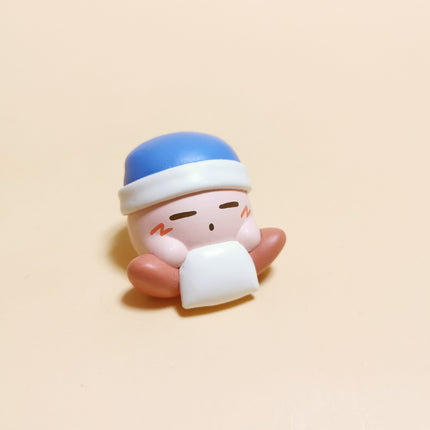 Nintendo Kirby Sleeping in Pajama Hot Spring – 1.5" Cake Topper (Pre-Owned)