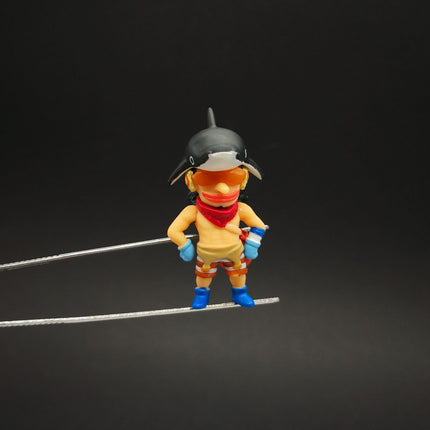 Bandai One Piece Film Z Usopp 1.5" Mini Figure with Stand (Pre-Owned)