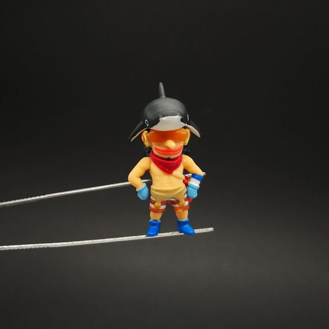 Bandai One Piece Film Z Usopp 1.5" Mini Figure with Stand (Pre-Owned)