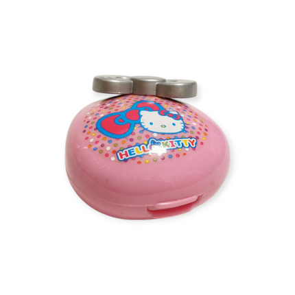 Sanrio Hello Kitty 2" Storage Case – Mirror & Pink Bow Pin (Pre-Owned)