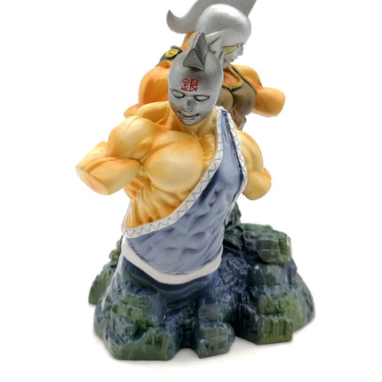Kinnikman Ultimate Muscle GOD OF WAR & PEACE 3" Mini Figure Anime Toy Gold Mask