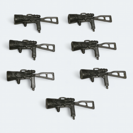 GI Joe Dr. Mindbender V3 Dark Gray Scanner – Weapon Lot of 7 (Pre-Owned)