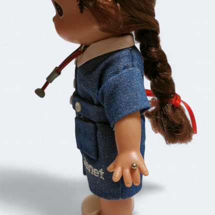 Custom Made Precious Moments Girl Doll – Blue Nurse Outfit (Pre-Owned)